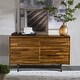 preview thumbnail 1 of 10, Cusco Rustic Acacia Wood 6 Drawer Dresser Brown - 6-drawer
