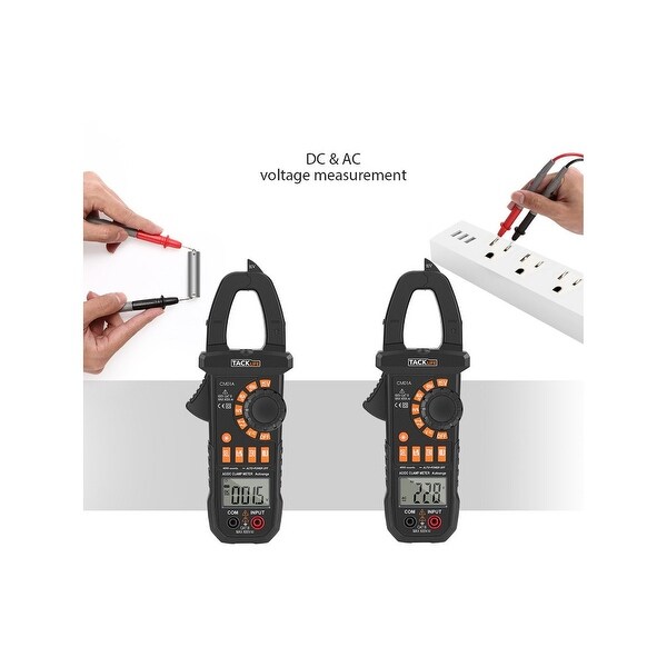 Multimeter Tacklife CM01A Clamp Meter 4000 Counts Auto-Ranging Digital Tester w