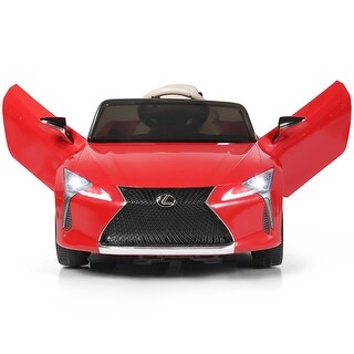 Costway 12V Kids Ride on Car Lexus LC500 Licensed Remote Control - 42''x24.5''x17.5''