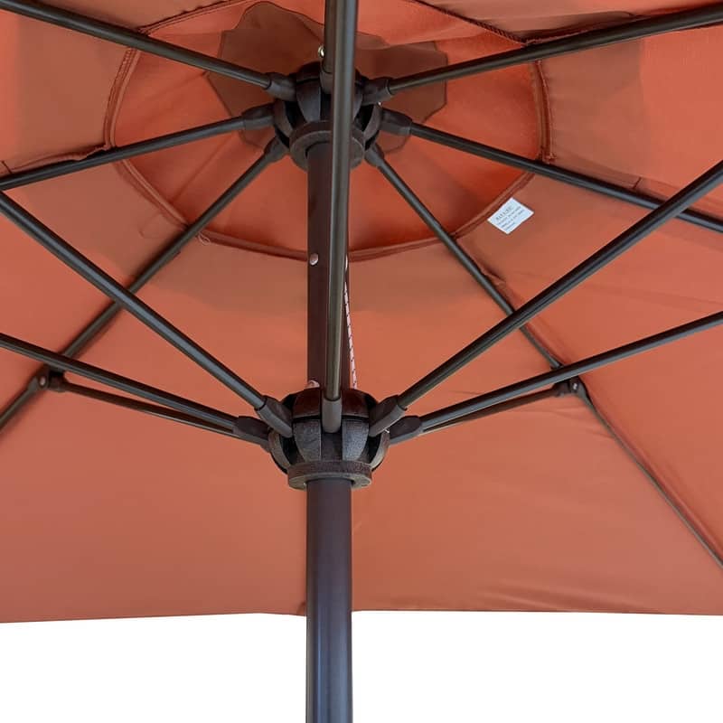Tropishade 7.5' Market Umbrella with Rust Acrylic