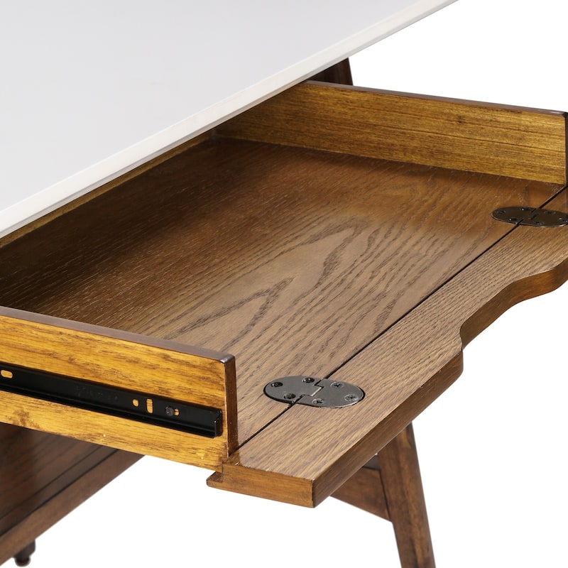 Madison Park Avalon Solid Wood Mid-Century Desk