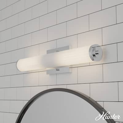 Hunter Holly Grove Bathroom Vanity Wall Light, Art or Shelf Light - Contemporary - Damp Rated!