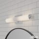 Option Chrome - White Glass