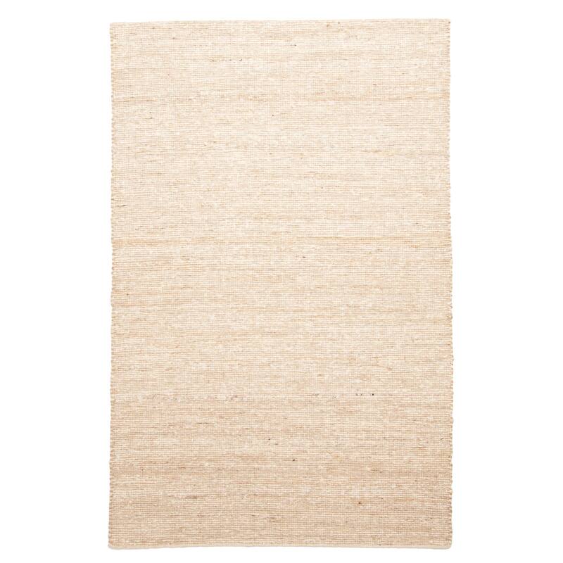 ECARPETGALLERY Braid weave Sienna Tan Wool Rug - 5'0 x 8'1