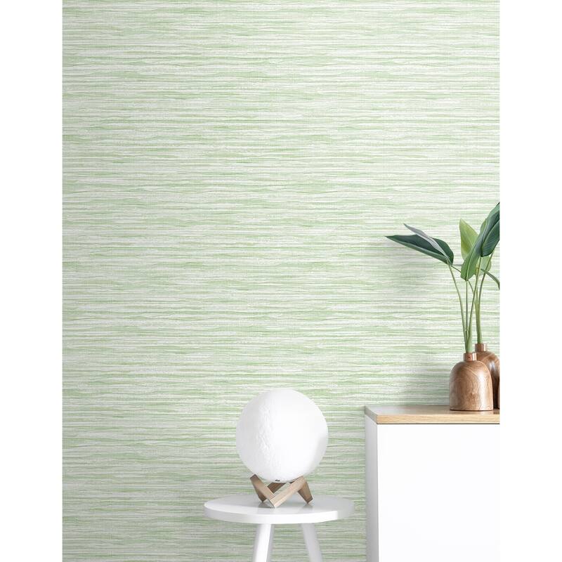 Seabrook Designs Sky Wave Stringcloth Unpasted Wallpaper