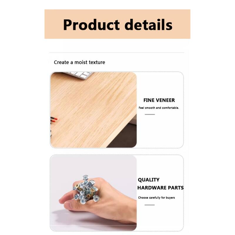 Modern Double Computer Desk with Thickened U-Shaped Frame