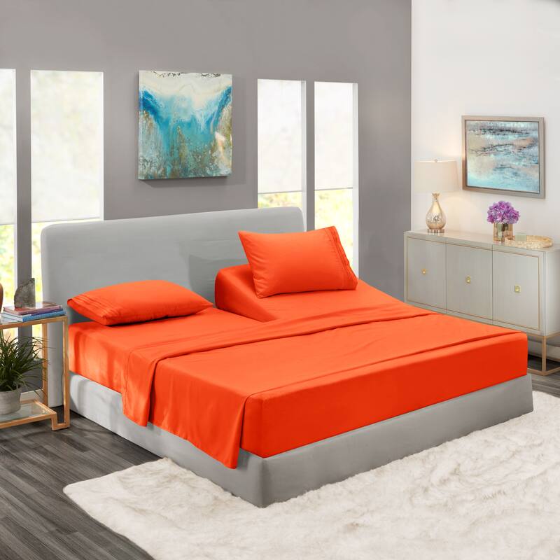 Empyrean Hotel Luxury 6 Piece Sheet Set - Super Soft Bedding Sheets & Pillowcases