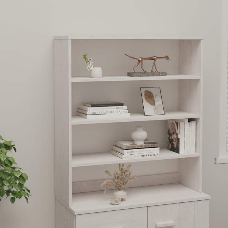vidaXL Cabinet Top for Highboard Sideboard for Hallway HAMAR Solid Wood Pine - 35.4"x11.8"x39.4"
