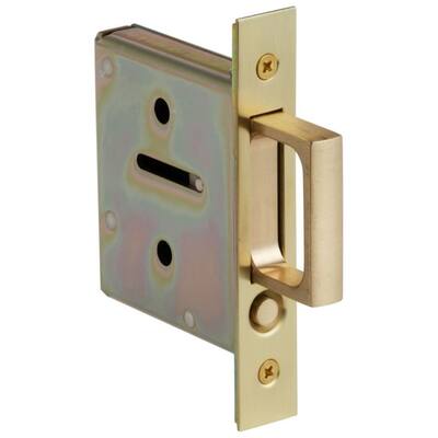 Baldwin Pocket Door Passage Mortise Body with Door Pull from the