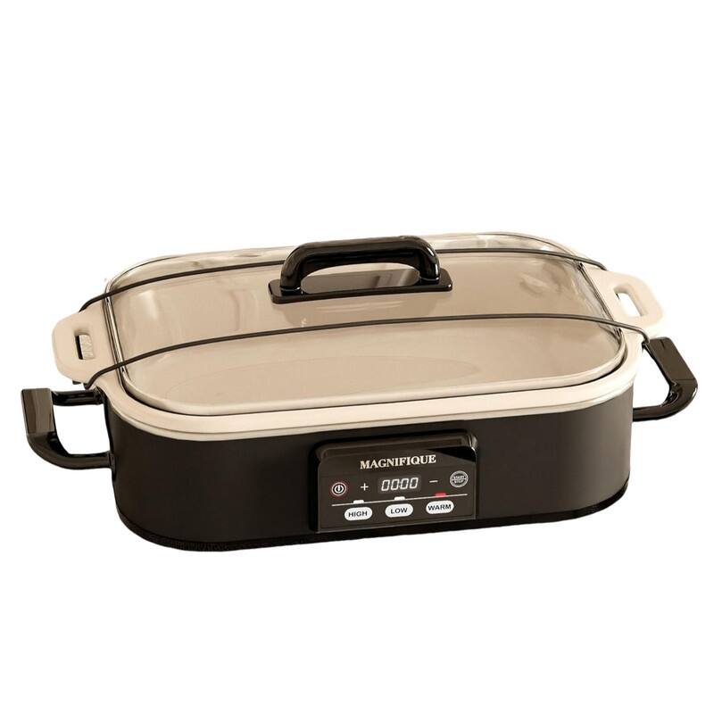 Black Programmable slow cooker for Family Dinner