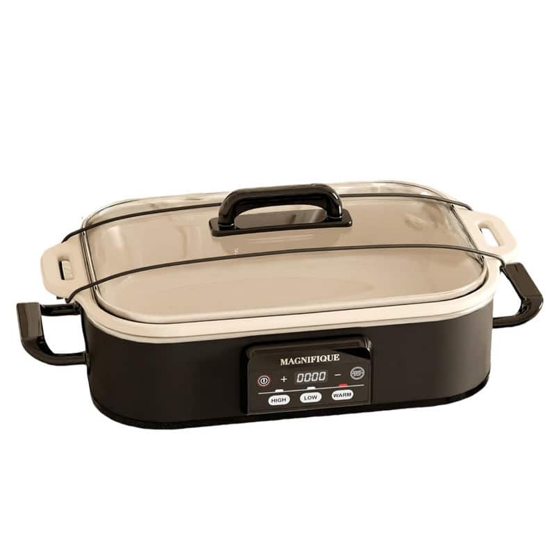 Black Programmable slow cooker for Family Dinner
