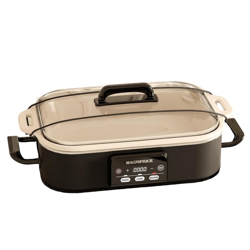 Black Programmable slow cooker for Family Dinner