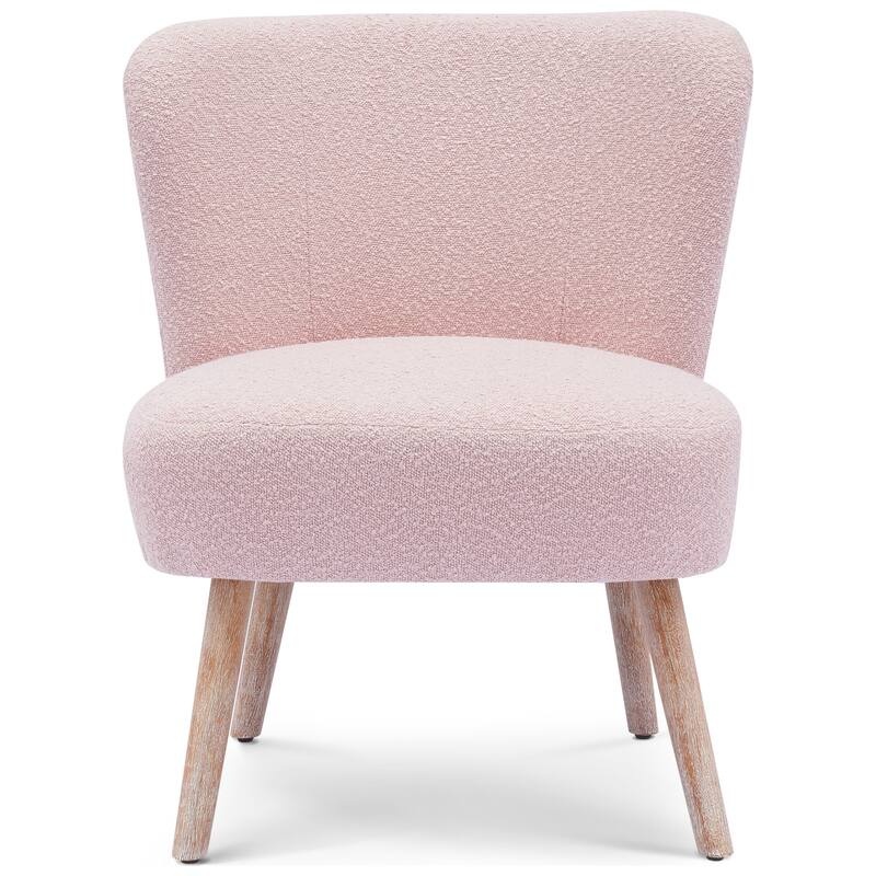 Boucle Polyester Upholstered Living Room Set - Stain Resistant (2-Piece Set)