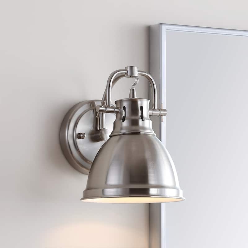 SAFAVIEH Lighting Lawson LED Bathroom Sconce - 6.5"x8.5"x8.5" - 6.5"x8.5"x8.5" - Bronze