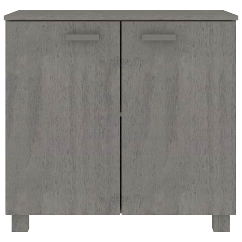 vidaXL Sideboard Buffet Cabinet for Living Room Kitchen HAMAR Solid Wood Pine - 33.5"x13.8"x31.5"