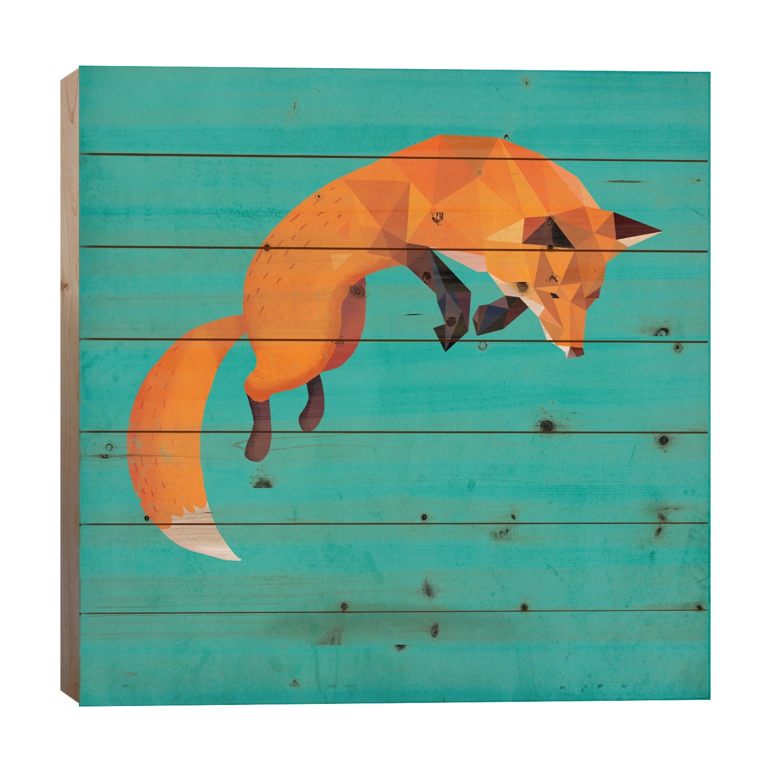 Transition Print On Wood by Michael Buxton - Multi-Color