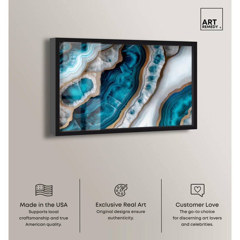 Opaline Undulation Shadowbox by Art Remedy