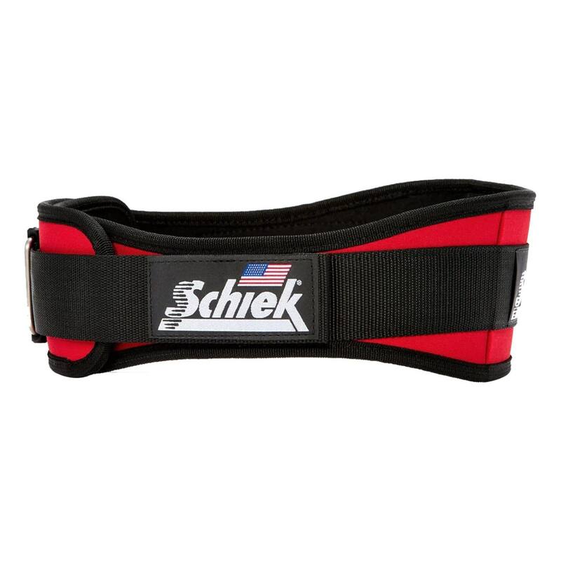 Unisex Nylon 4.75" Comfortable Weightlifting Belt, Red, Size Small