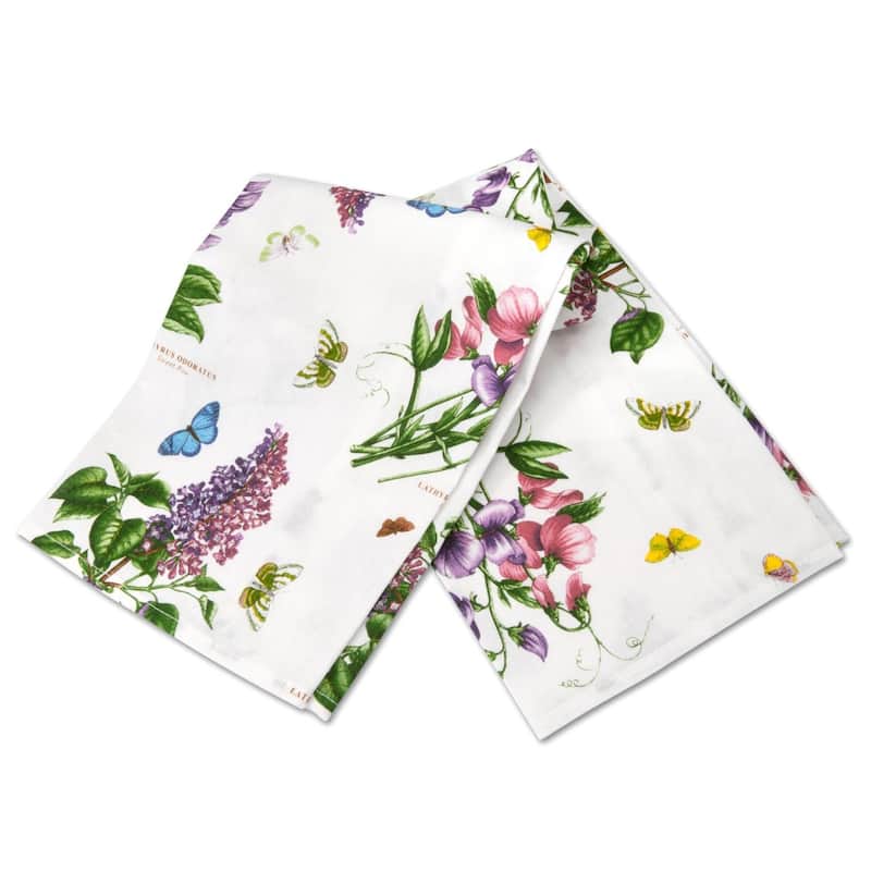 Pimpernel Botanic Garden Tea Towel - 18 inch x 29 inch - Single - 18 inch x 29 inch - Botanic Garden Tea