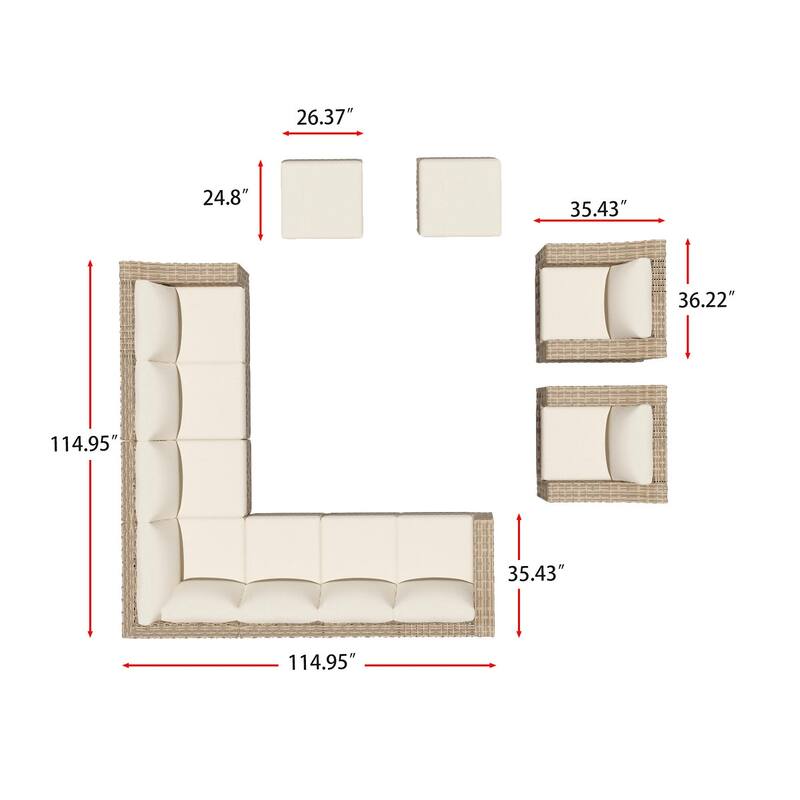 Cameron 9-piece Seating Sectional