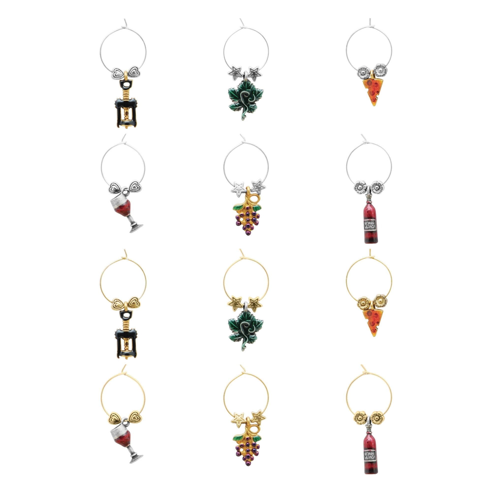 Wine glass charms bed bath and beyond 2025
