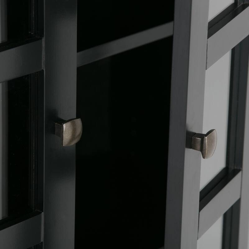 WYNDENHALL Normandy 39-in. Solid Wood Storage Cabinet - 39"w x 17"d x 42.2"h