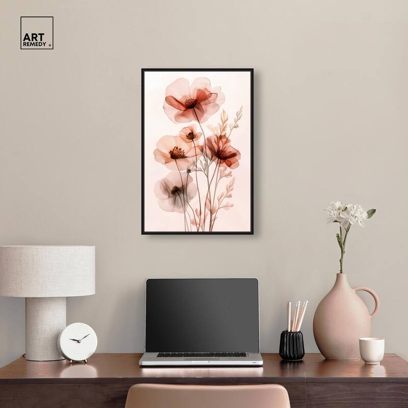 Petal Dye I Canvas by Art Remedy