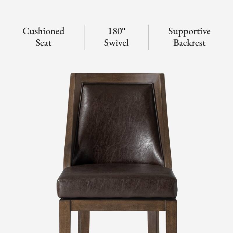 Maven Lane Vienna Swivel Kitchen Stool