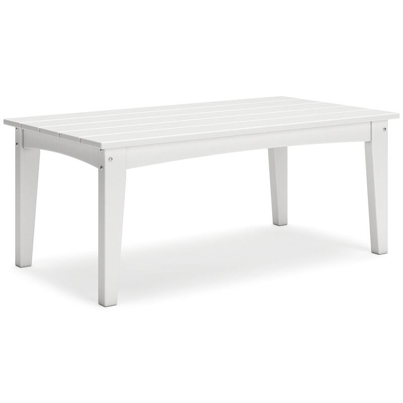 Signature Design by Ashley Hyland wave Outdoor Coffee Table - 44.13" W x 24" D x 18.13" H