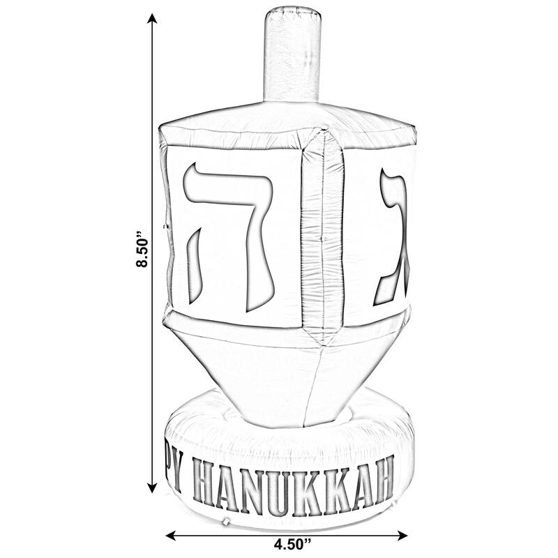 Giant Hanukkah Inflatable Dreidel