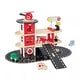 preview thumbnail 1 of 7, Janod Fire Station Toy Set Red - Kids