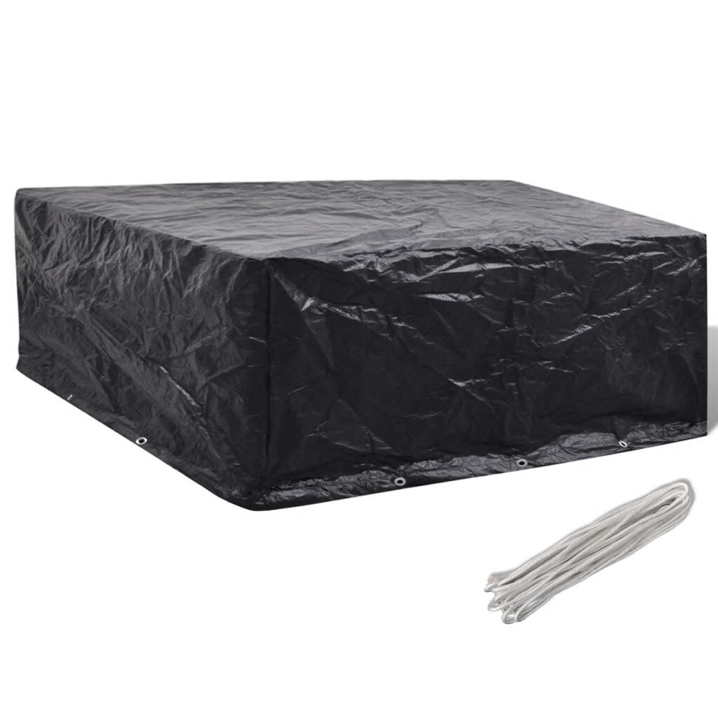 Shop Square Furniture Cover Outdoor Patio Table Chairs Waterproof 102 X 102 X 35 Overstock 26391203