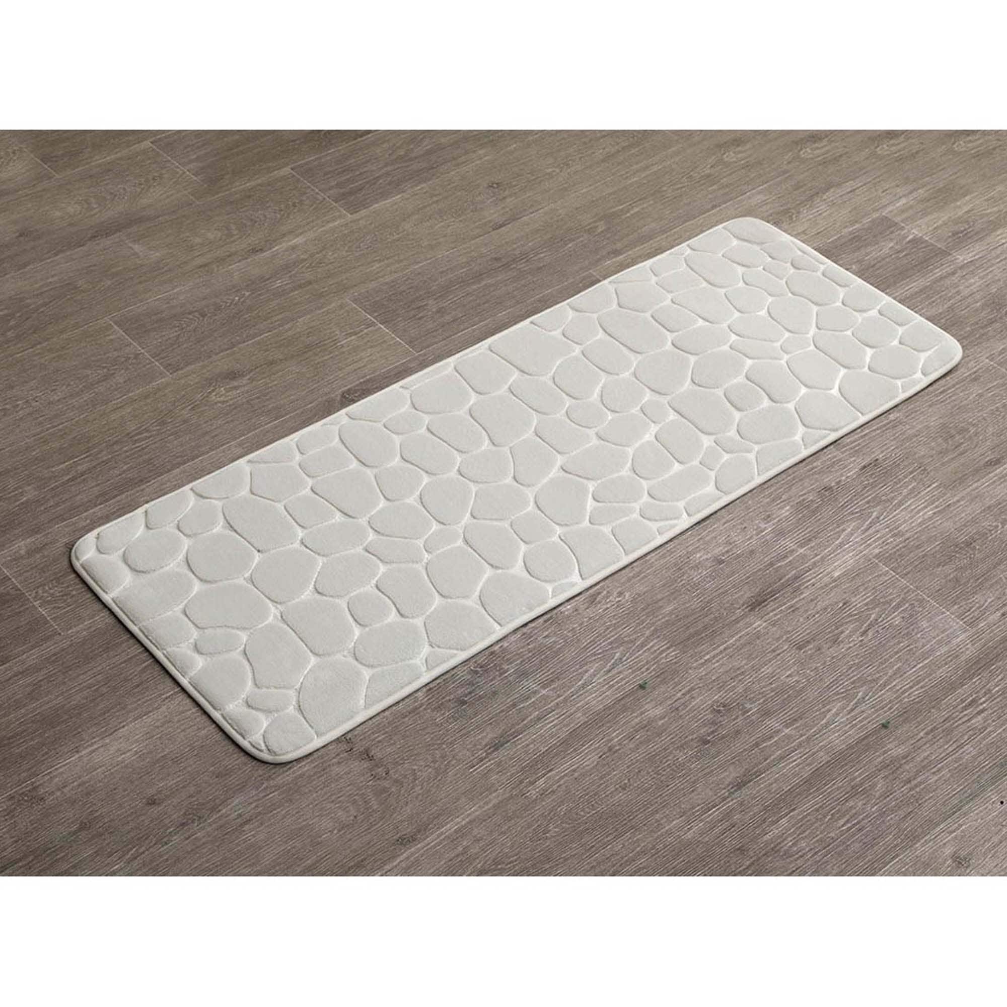 Bath Rug Runner Mat Memory Foam 3D Pebble 48L x 18W - On Sale - Bed Bath  & Beyond - 35429642