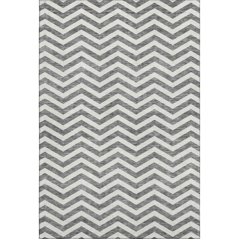 Premium Washable Super Soft Modern Chevron Mayfield Rug