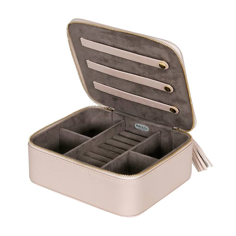 Mele and Co Shiloh Vegan Leather Travel Jewelry Case