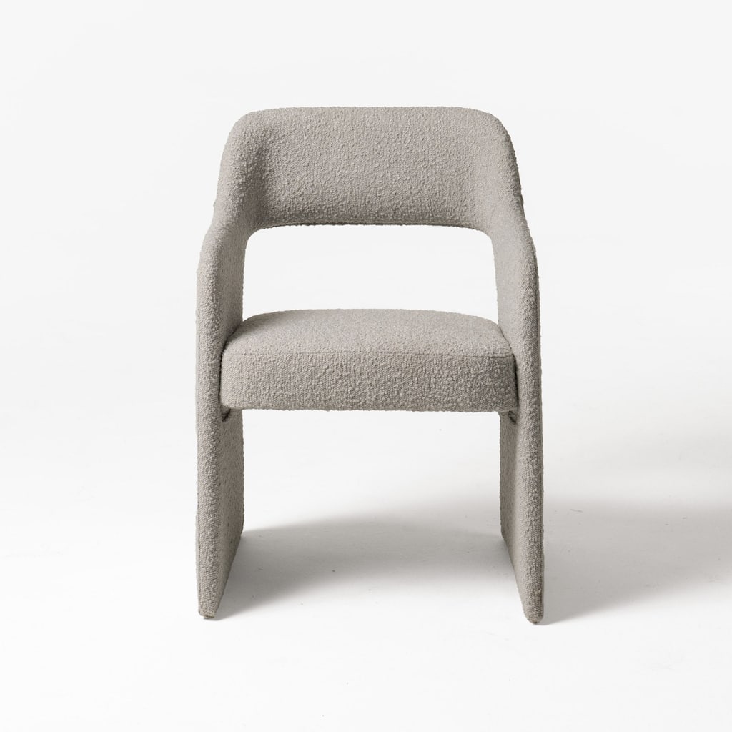 Modrest Bishop Modern Grey Fabric Dining Chair