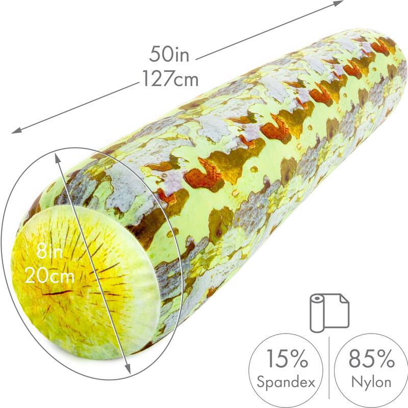 Log Cover Only - Body Pillowcase - Spandex/Nylon Blend for Silky Touch