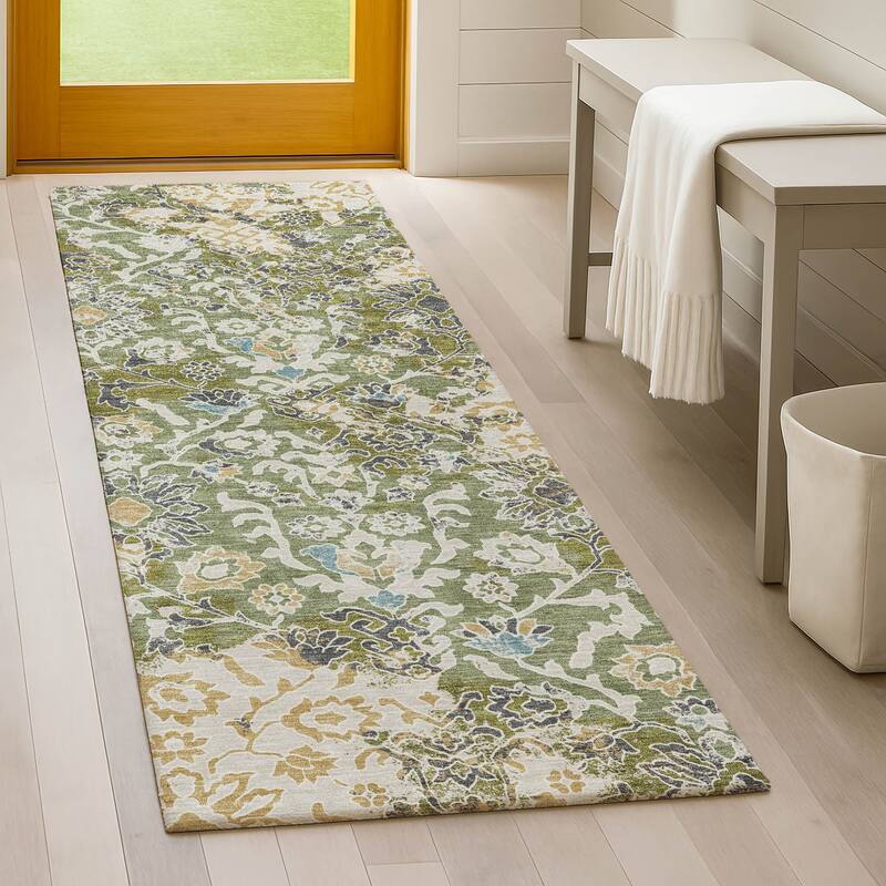 Machine Washable Indoor/ Outdoor Global Avon Chantille Rug