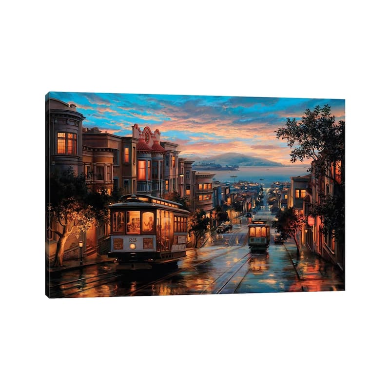 iCanvas "Cable Car Heaven" by Evgeny Lushpin Canvas Print