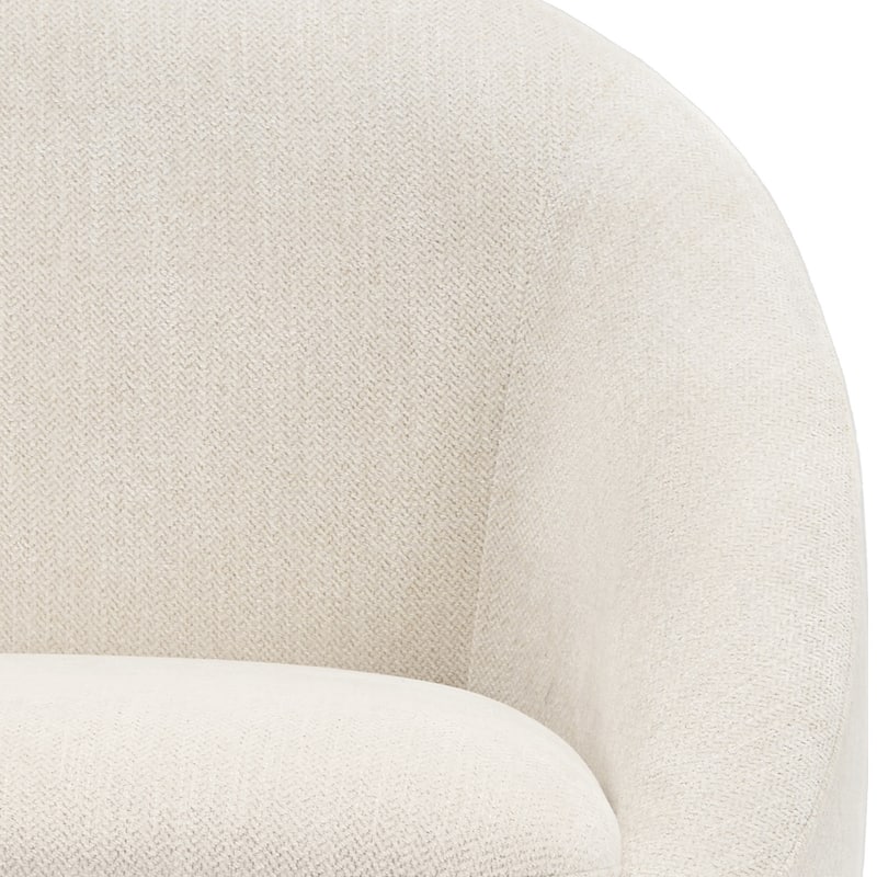 360° Swivel Chenille Upholstered Barrel Accent Chair Armchair - 30.3"W x 28.7"D x 29.5"H