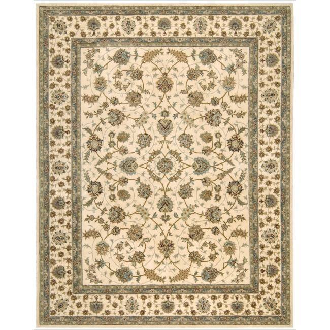 Nourison Hand-tufted Floral Scroll Traditional Persian Area Rug