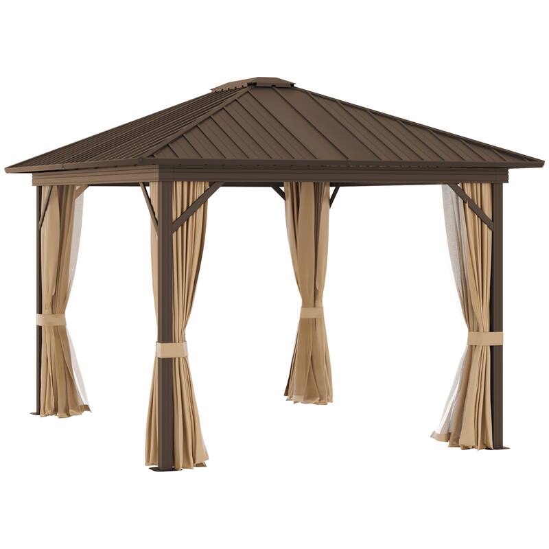 Outsunny Outdoor Hardtop Gazebo