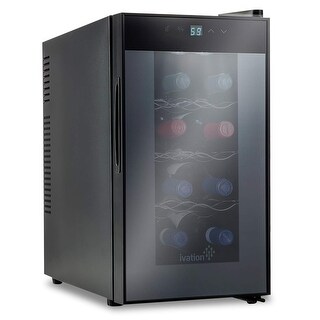 Ivation 8 Bottle Red And White Wine Thermoelectric Wine Cooler