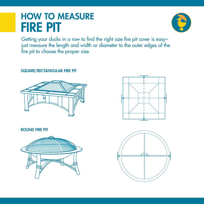 Duck Covers Ultimate Round Fire Pit up to 68in DIA