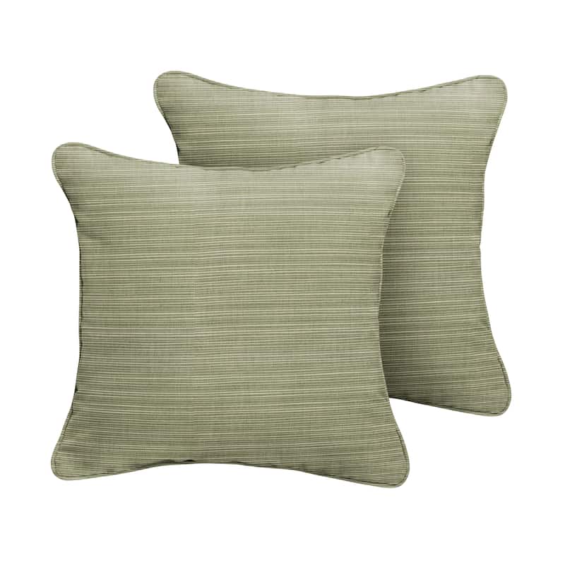 Clara 18-inch Indoor/ Outdoor Sunbrella Throw Pillows (Set of 2)