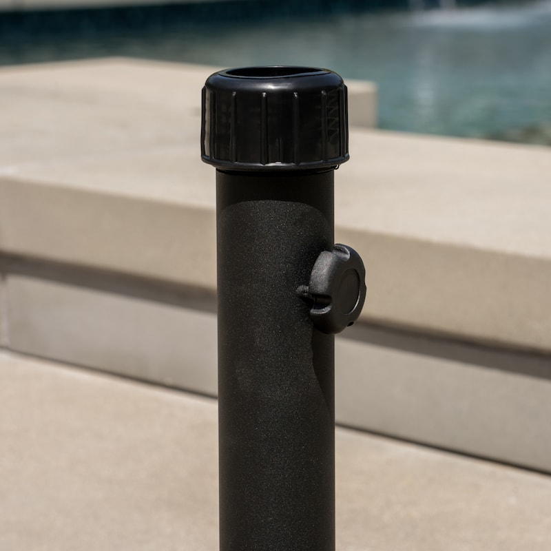 Roomfitters Round 33 lbs Umbrella Base, Sturdy Outdoor Umbrella Holder