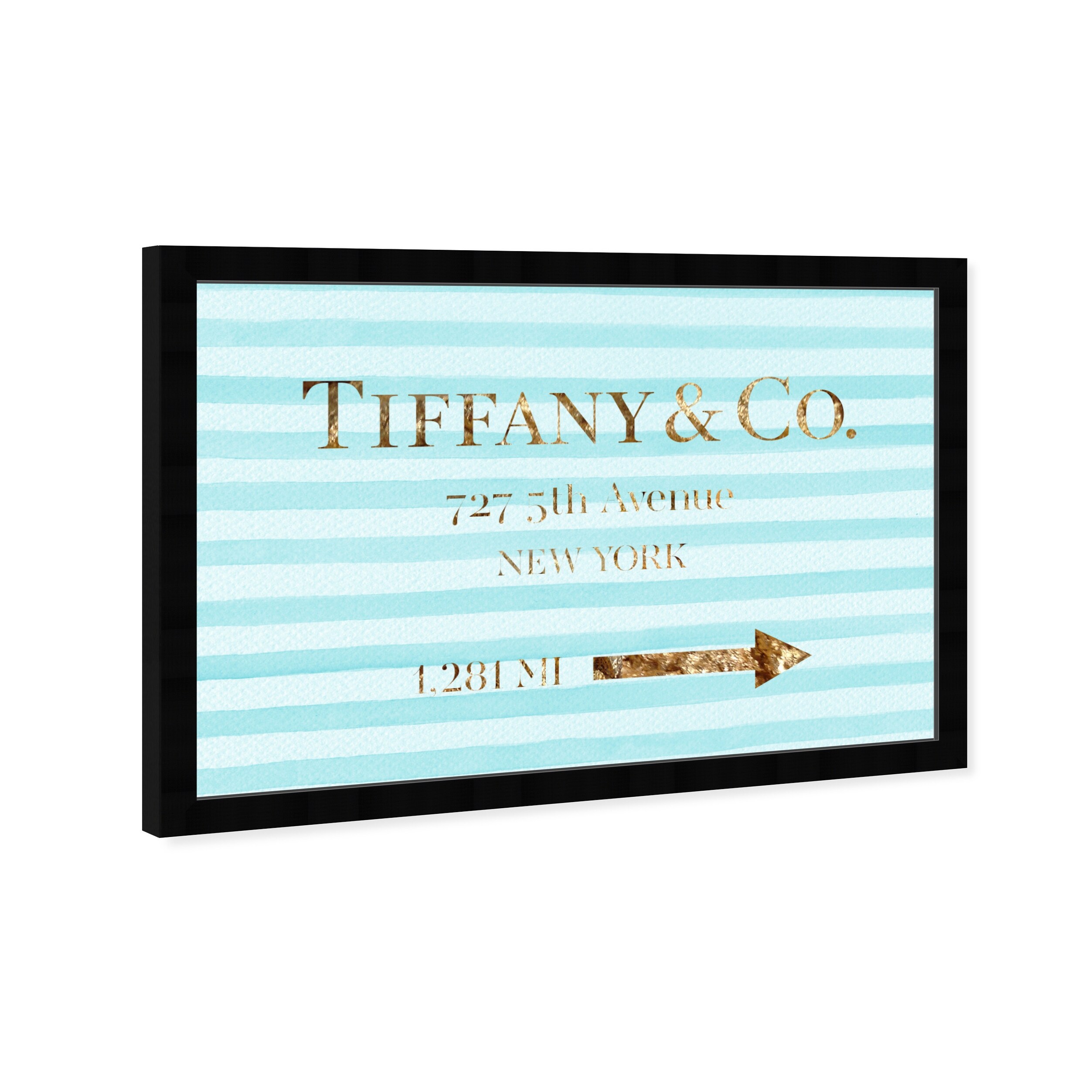 新品 オリバーガル Olivergal Jewelry Road Sign Jewelry Road Sign Glam I | Wall Art by Oliver Gal