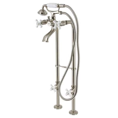 Kingston Brass CCK266PXK Kingston Floor Mounted 9-3/16" Tub Filler