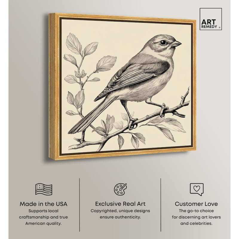Bird's Gaze Canvas by Art Remedy