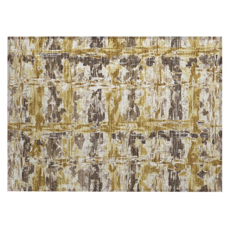 Machine Washable Indoor/ Outdoor Casual Fowler Chantille Rug